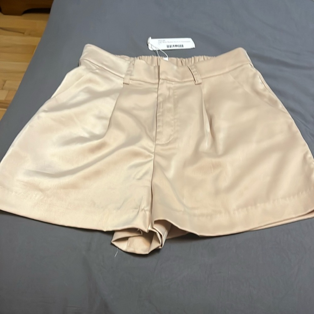 Glam Champagne Shorts
